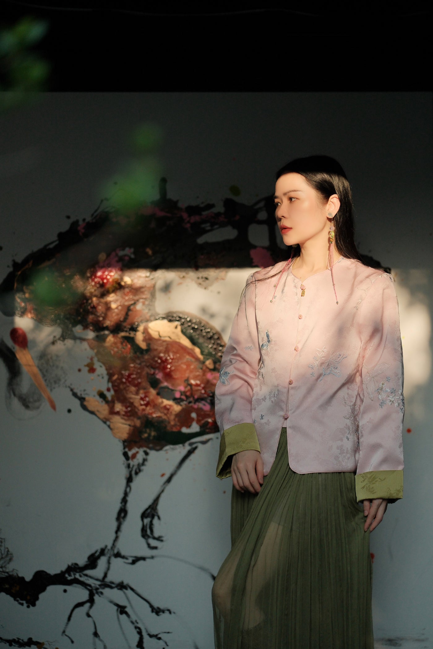Pink New Chinese-Style Top