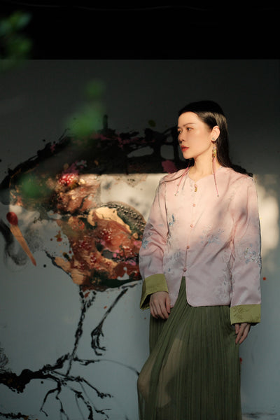 Pink New Chinese-Style Top
