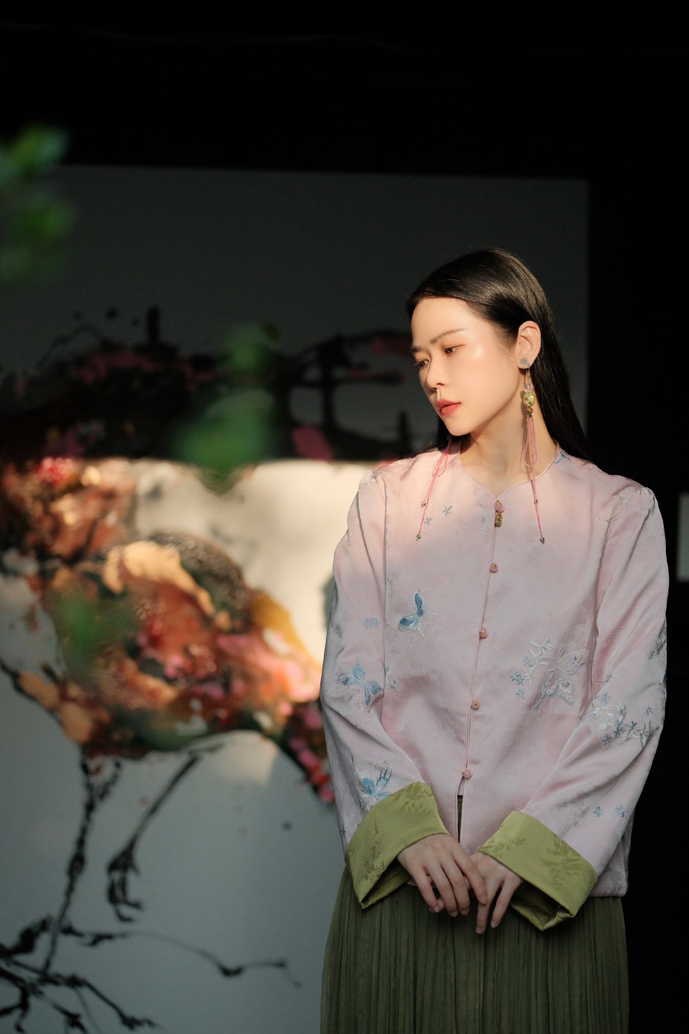 Pink New Chinese-Style Top