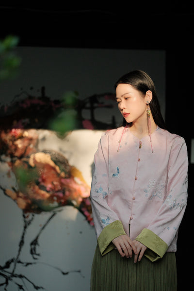 Pink New Chinese-Style Top