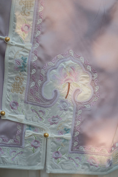 Pale Purple New Chinese Vest