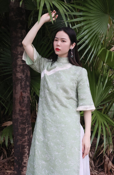 Silk cotton robe