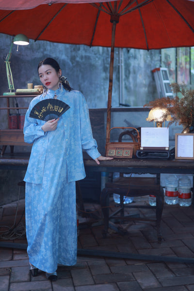 long skirt suit